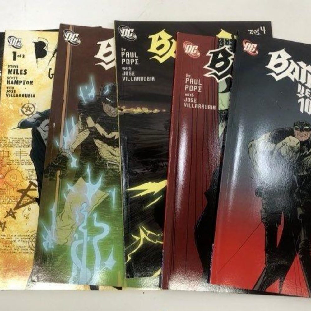 Lot of 7 Batman Year 100 By Paul Pope, Batman Gotham County Line DC Comic Books